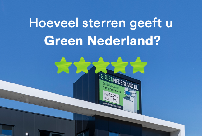 Hoeveel sterren geeft u Green Nederland?