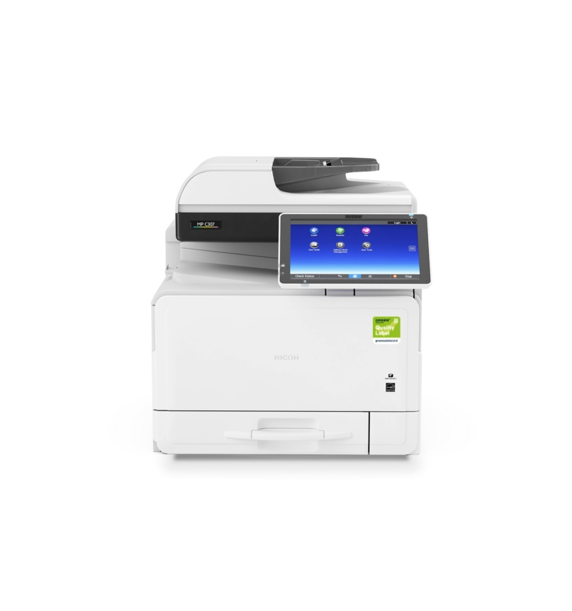 Duurzame kleuren kantoorprinter: Ricoh MPC 307